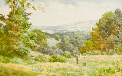 Image for Lot George Marks - A Coomb in The Cotswolds