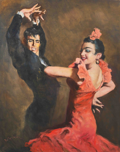 Image for Lot Pál Fried - Spanish Dancers #2