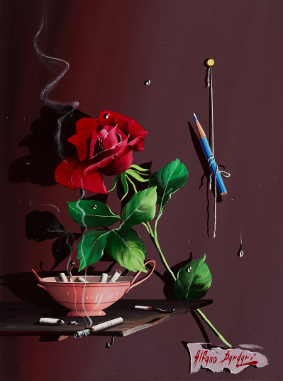 Image for Lot Alfano Dardari - Red Rose and Cigarettes