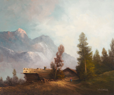 Image for Lot Karl Schmidbauer - Log Cabin