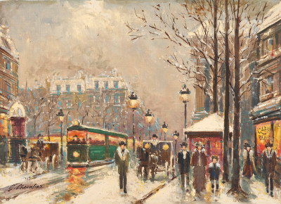 Image for Lot Unknown Artist - Winter in Paris