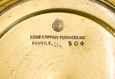 Tiffany Furnaces - Covered Box and Compote