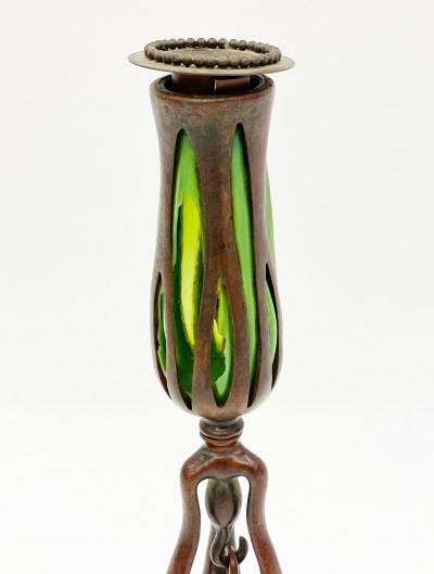 Tiffany Studios - Candlestick With Snuffer