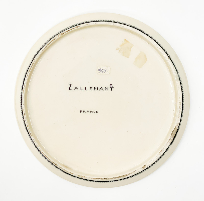 Lallemant Plate with General on Horse