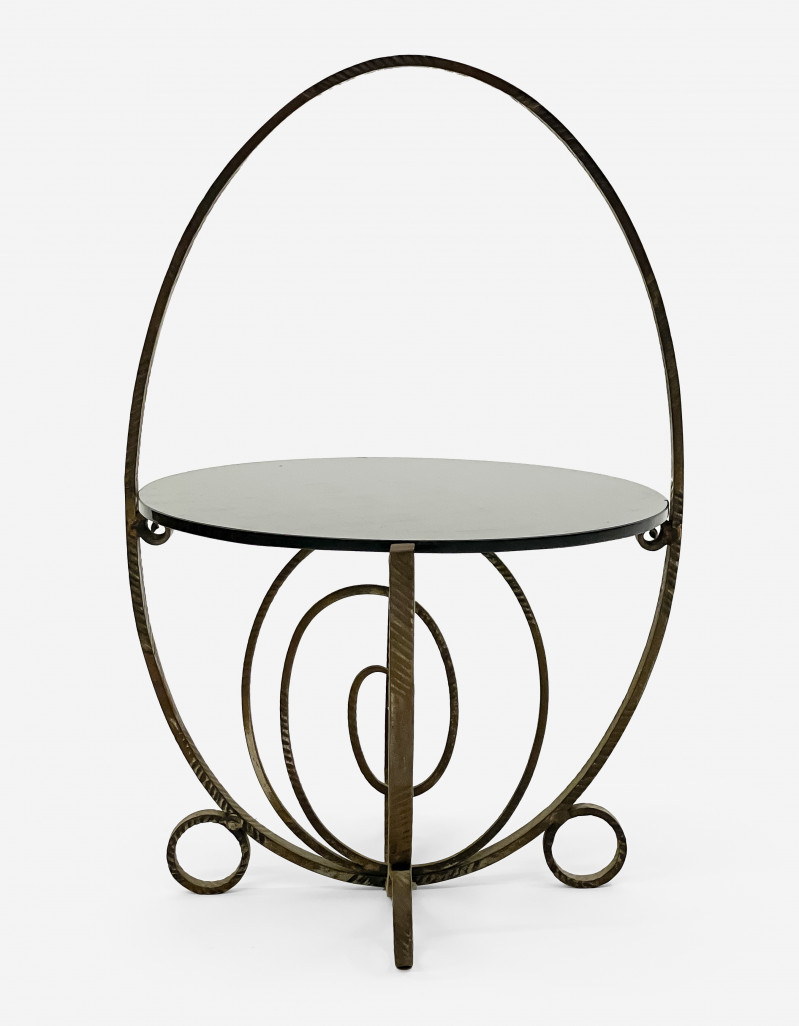 Art Deco Small wrought Iron Table