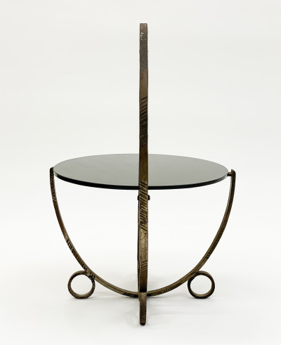 Art Deco Small wrought Iron Table