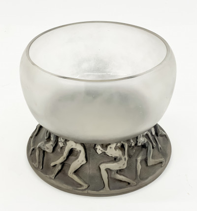 René Lalique 'Lutteurs' Vase