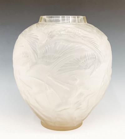 Image for Lot René Lalique 'Archers' Vase