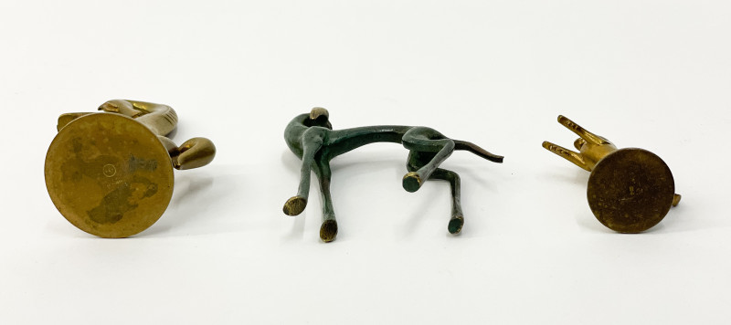 Werkstätte Hagenauer - Group of 6 Miniature Bronze Figures