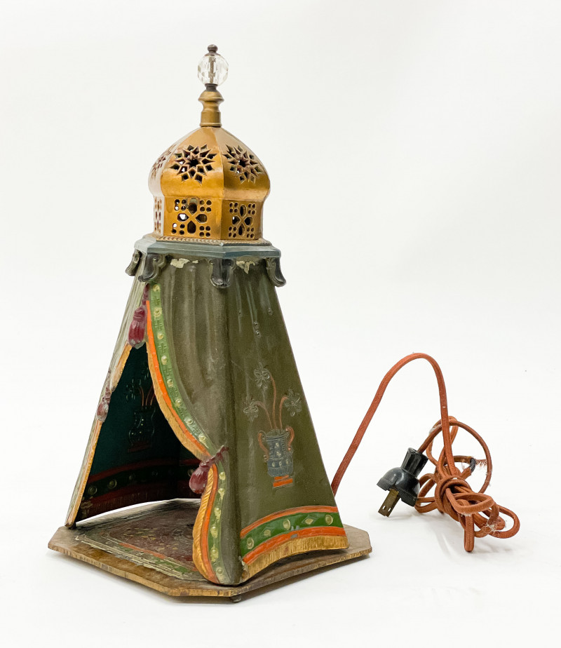After Franz Bergman - Austrian Cold-Painted Spelter Figural Lamp
