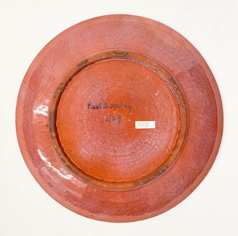 Paul Bogatay Polychrome Plate