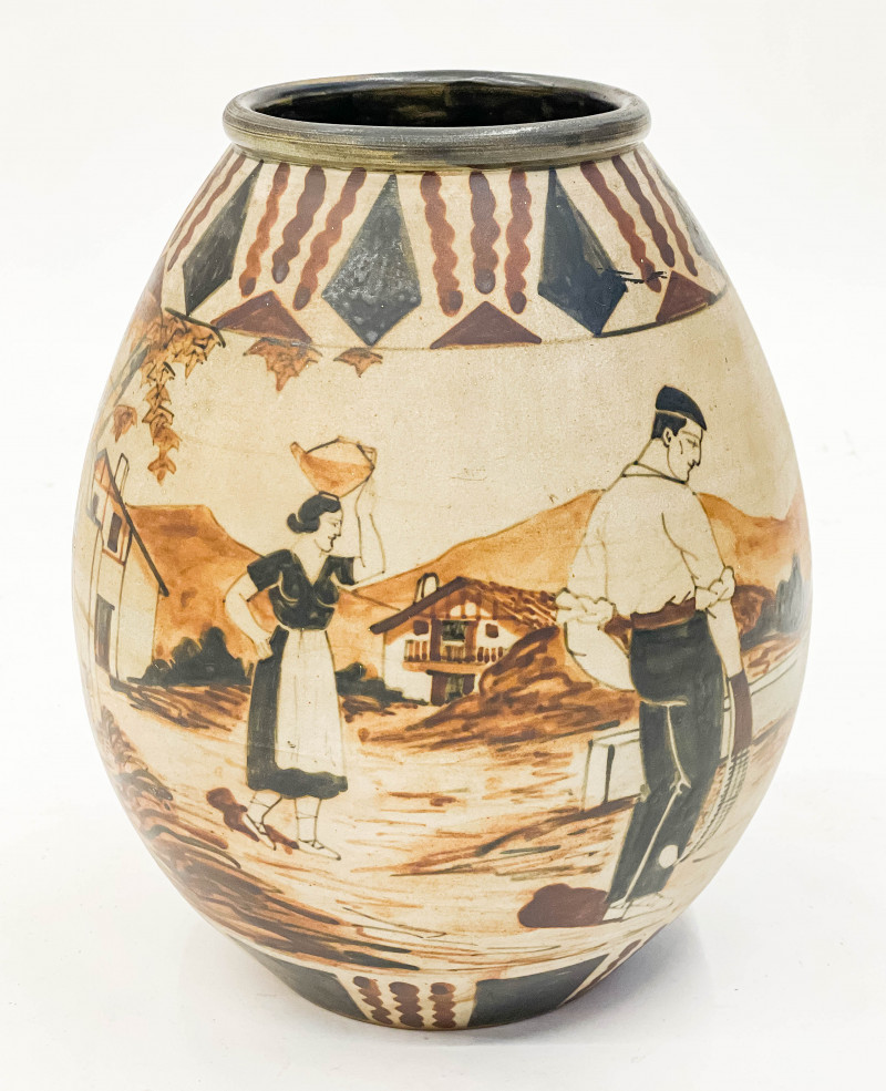 Étienne Vilotte & Poterie De Ciboure - Vase