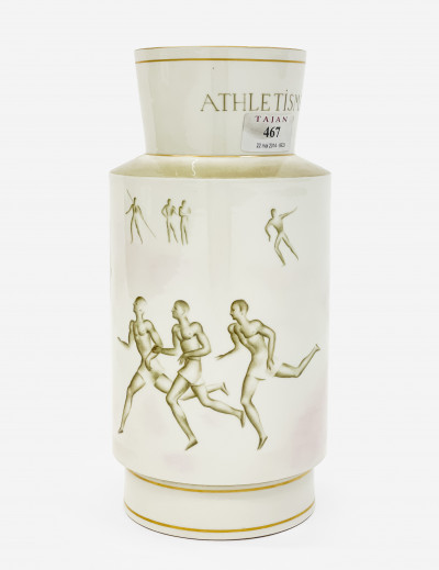 Gaston Goor - Athletisme Vase with Olympic Motifs