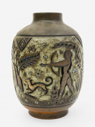 Image for Lot Gaston Goor for Mougin Vase