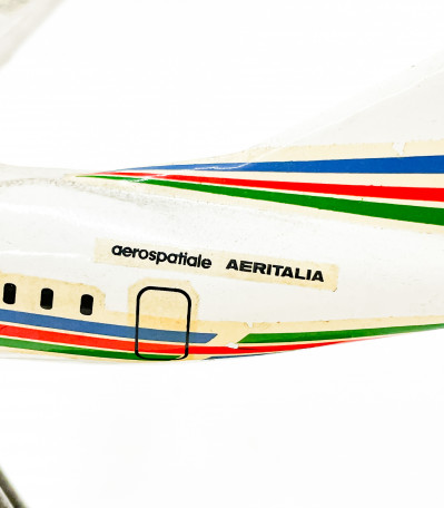 Enameled Model of an Aerospatiale Aeritalia ATR 42 Airplane