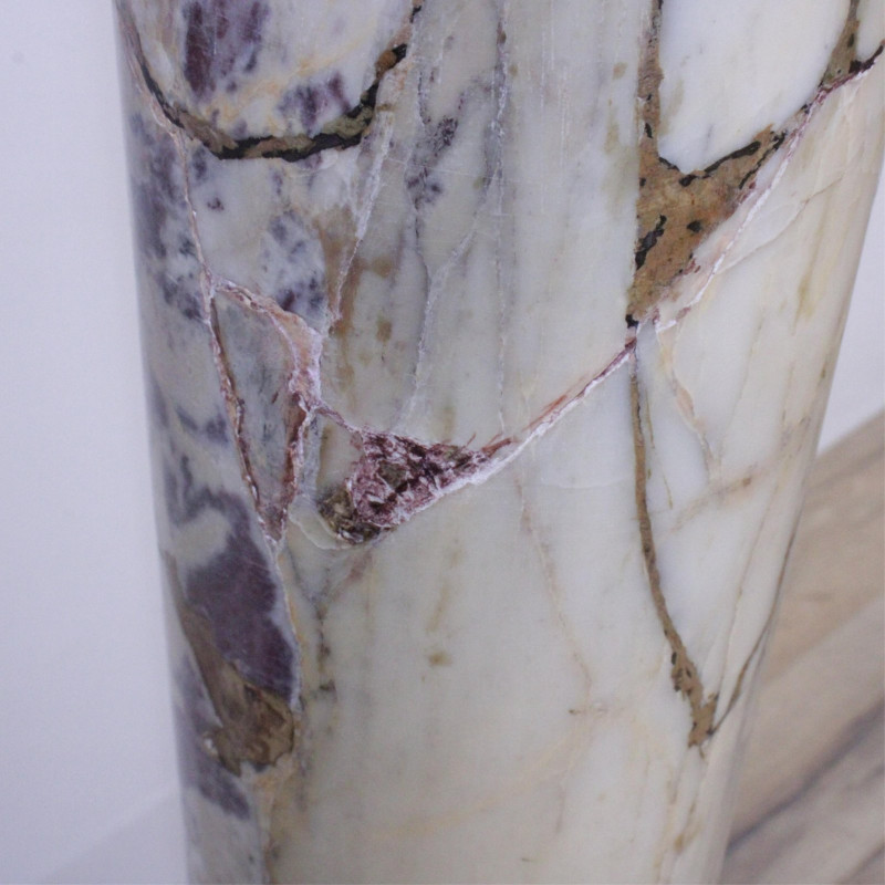 Neo-Classical Style Mixed Marble Pedestal