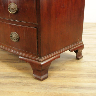 American Chippendale Bow Front Chest