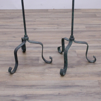2 Pairs Colonial Style Metal Floor Lamp
