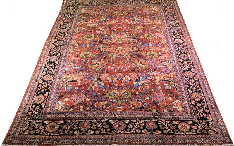 Antique Persian Mahar Carpet 10-7 x 14-2