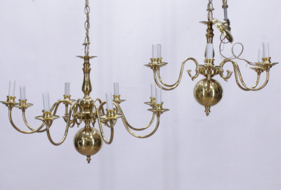 Image for Lot Two Baroque Style Chandeliers