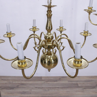 Two Baroque Style Chandeliers