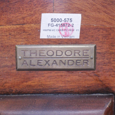 Theodore Alexander Stained Mahogany Wine Table