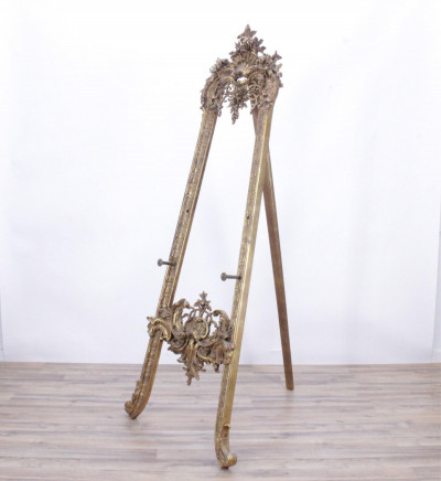 Rococo Style Giltwood & Composition Easel