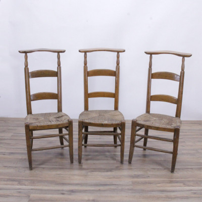 Image for Lot Set of 3 Welsh Style Oak Reading Chairs