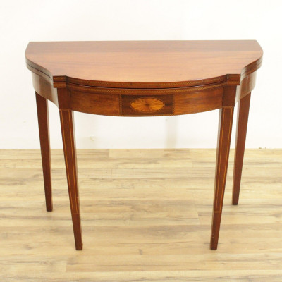 Federal Style Inlaid Mahogany Games Table