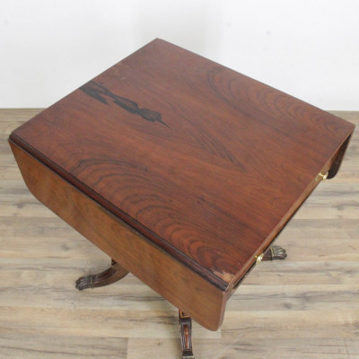 Regency Style Rosewood Dropleaf Table