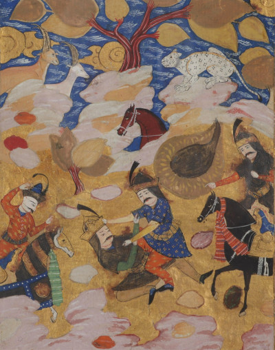 Image for Lot 4 Persian Framed Illuminated Manuscripts, 19th C.