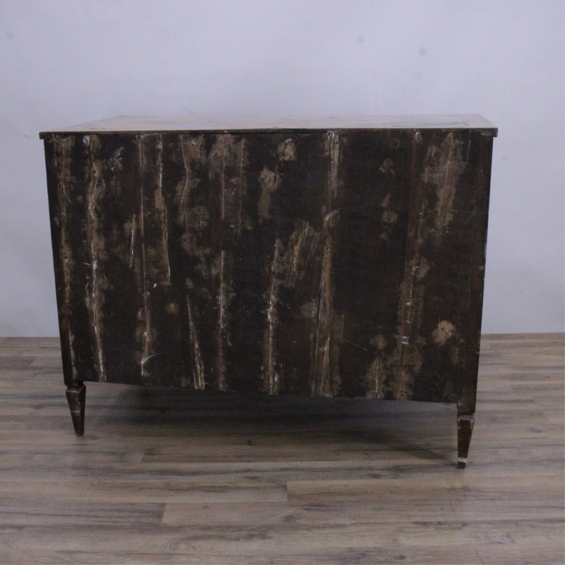 Italian Neo-Classical Inlaid Fruitwood Commode