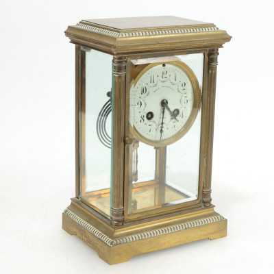 Image for Lot Bigelow Kennard Boston Brass Clock