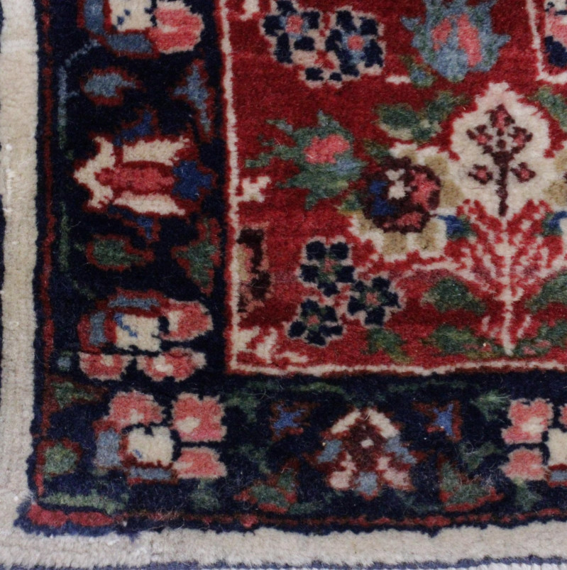 Persian Kashan Rug 4-6 x 6-2