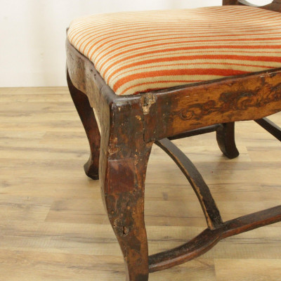 18th C. Dutch Marquetry Side Chairs