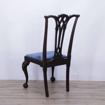 George III Style Mahogany Side Chairs