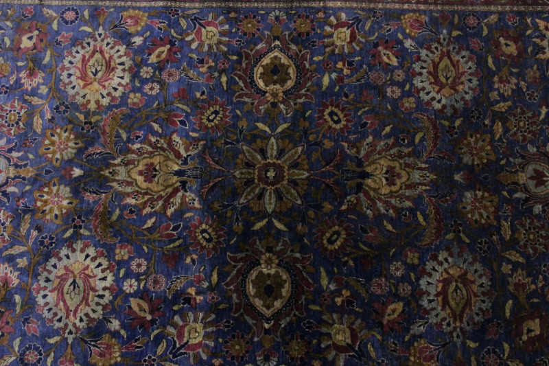 Kashan Silk Rug, c.1920 - 4-2 x 6-4