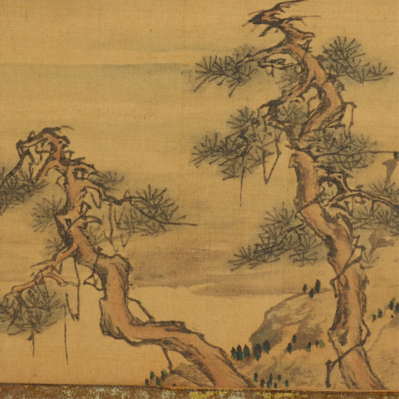 Chinese Pith Paintings on Board & Japanese Art