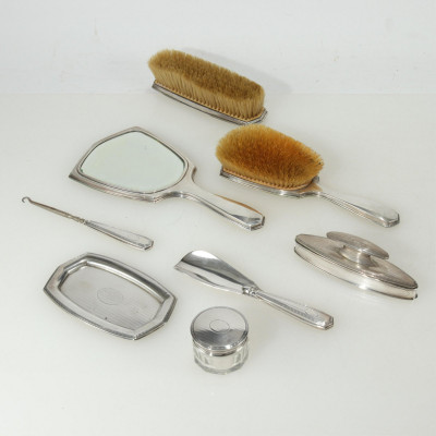 Image for Lot William B. Kerr & Co - Sterling Silver Vanity Set