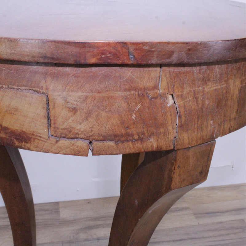 Biedermeier Fruitwood Side Table, Early 19th C.