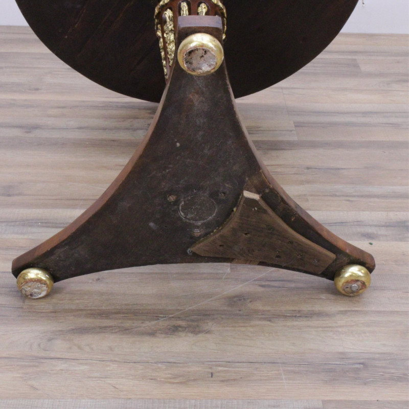 Neo-Classical Style Parcel-Gilt Mahogany Table