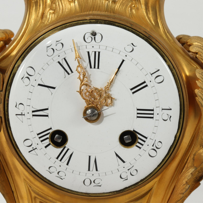 Tiffany & Co. Ormolu Clock Garniture, Paris 1900