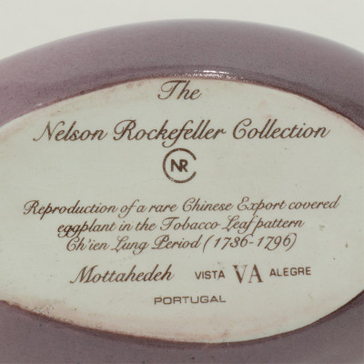 2 Mottahedeh N. Rockefeller Collection Porcelains