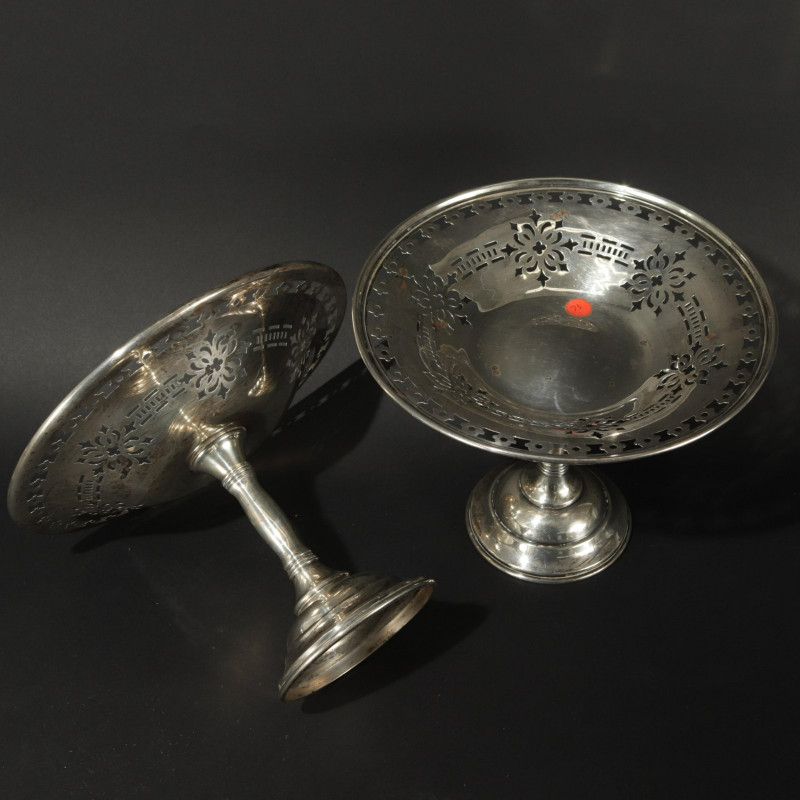 Sterling Silver Pierced Serving Pieces