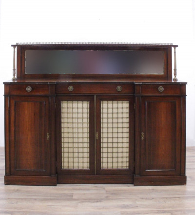 Image for Lot Regency Style Brass Mtd Rosewood Side Cabinet