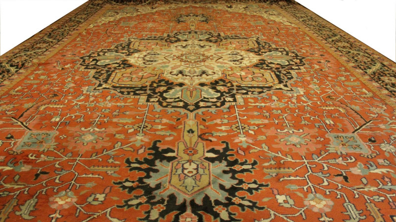 Heriz Style Mansion Carpet 13 x 22