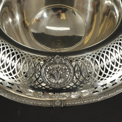 Sterling Silver Pierced Compote with Tazza