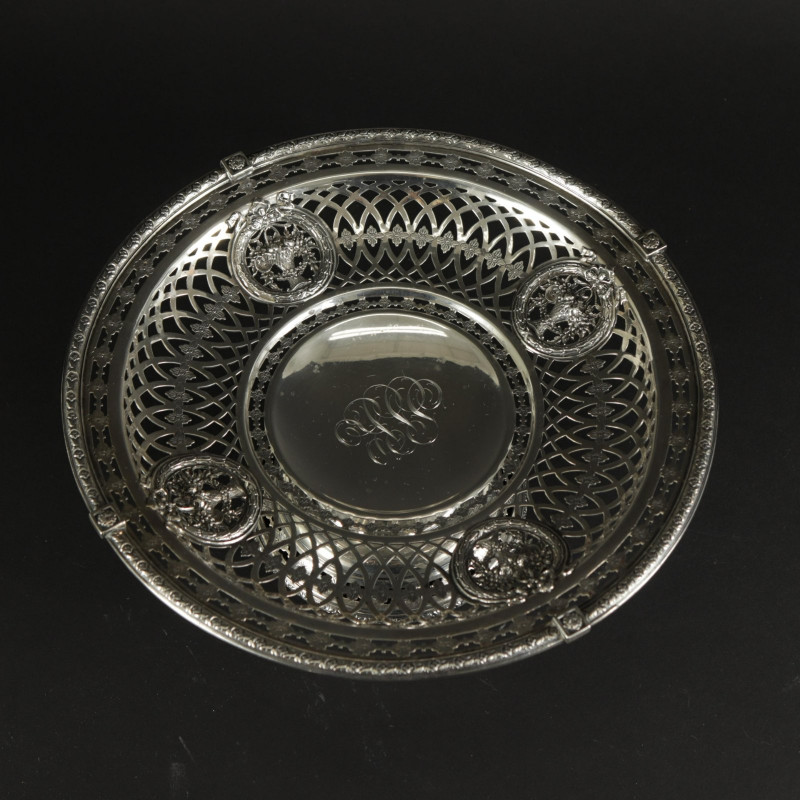 Sterling Silver Pierced Compote with Tazza