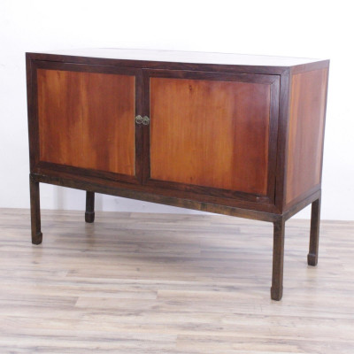 Image for Lot Chinese Style Pine & Mahogany Cabinet, 20th C.