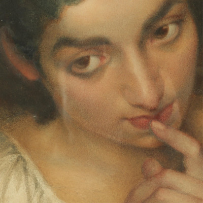 Watercolor Portrait of Woman